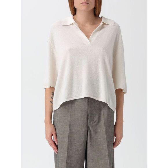 Lisa Yang Polo Shirt Woman White - Picture 1 of 3